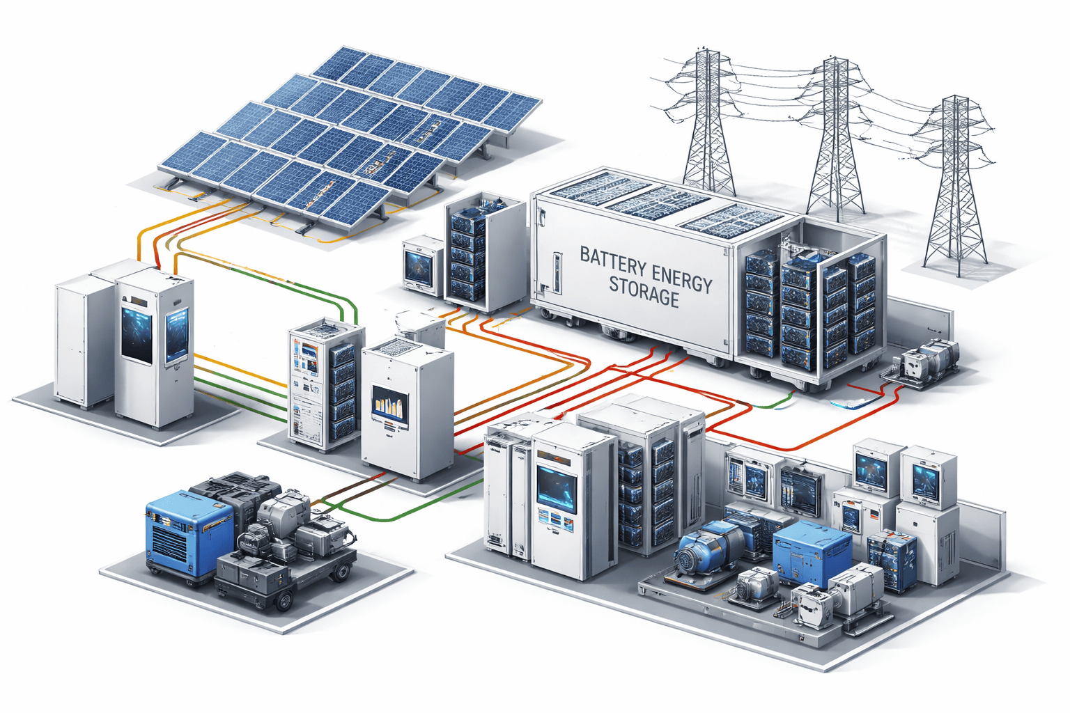 Designing a Hybrid Solar + Battery Microgrid from Real Industrial Load Behavior